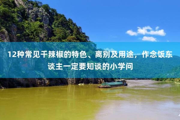 12种常见干辣椒的特色、离别及用途，作念饭东谈主一定要知谈的小学问